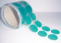 Etykiety poliestrowe dwudzielne z nadrukiem (zielone) - + 220°C -