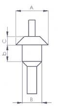 Korki z kołnierzem +315°C (SZ)